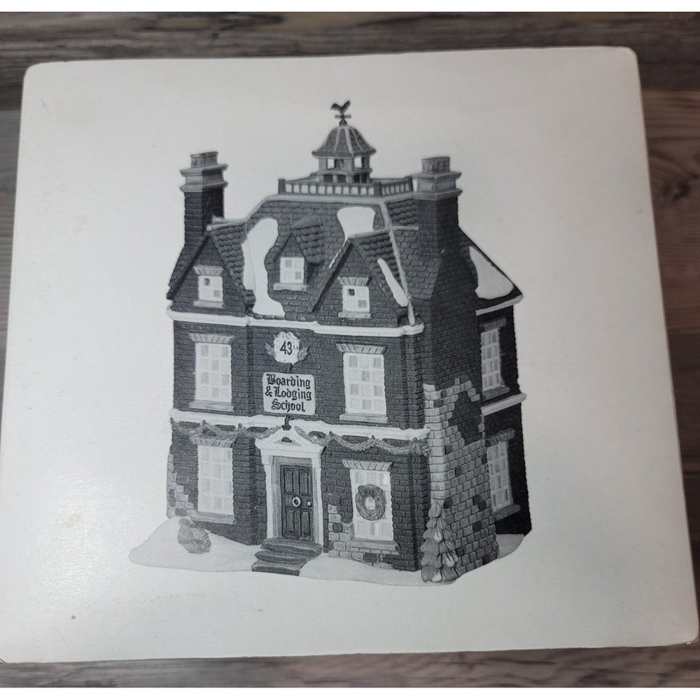 Department 56 Dickens Village Series "Boarding & Lodging School" #5810-6